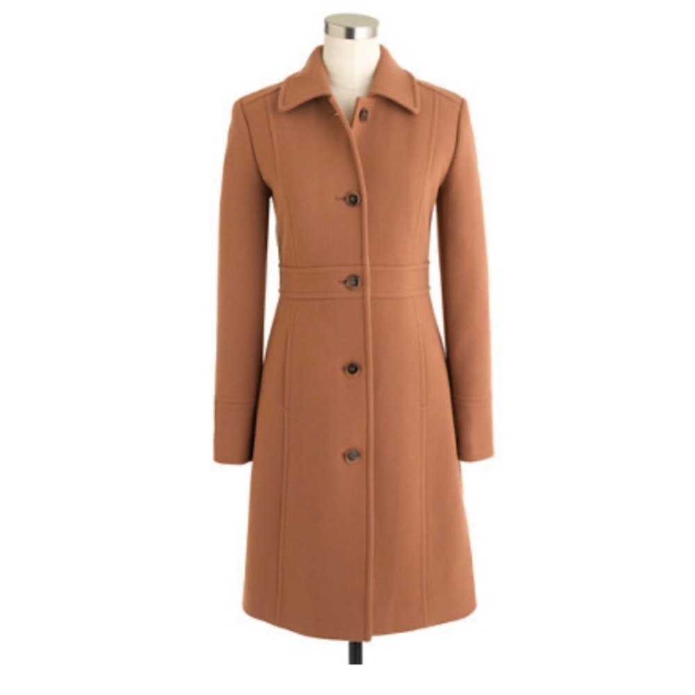 JCrew Double Cloth Wool Lady Day Coat (size 8)